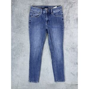 Laurie Felt Jeans Womens 0 Blue Denim Medium Wash Classic Boyfriend Mid Rise
